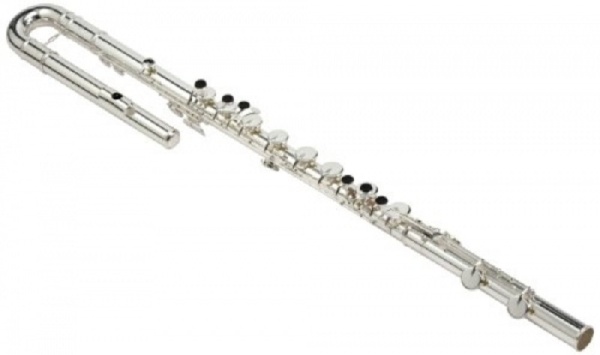 Pearl PFB-305E Bass Flöte mit gebogenen Kopfstück und Split-E
