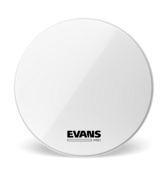 Evans MS1W 30" Marching Bassdrumfell weiß