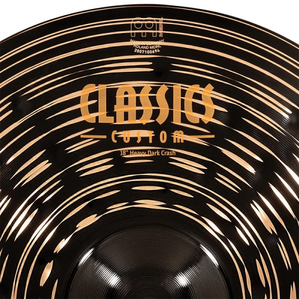 MEINL Cymbals Classics Custom Heavy Dark Crash 18"