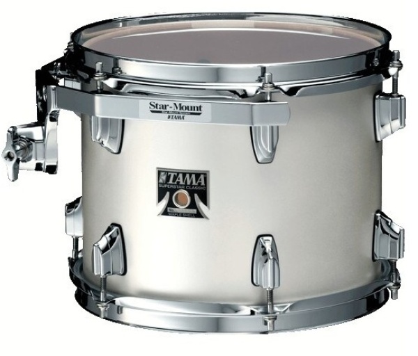 Tama Superstar Maple Shell- Drumset, Satin Arctic Pearl