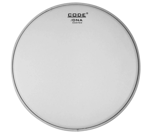Code Drumhead DNA weiß rauh 14"