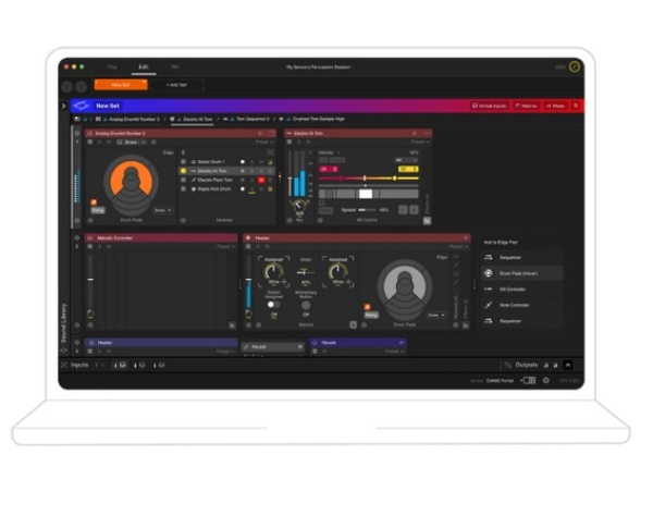 Evans Hybrid Sensory Percussion Sound System Bundle