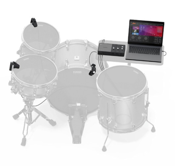 Evans Hybrid Sensory Percussion Sound System Bundle