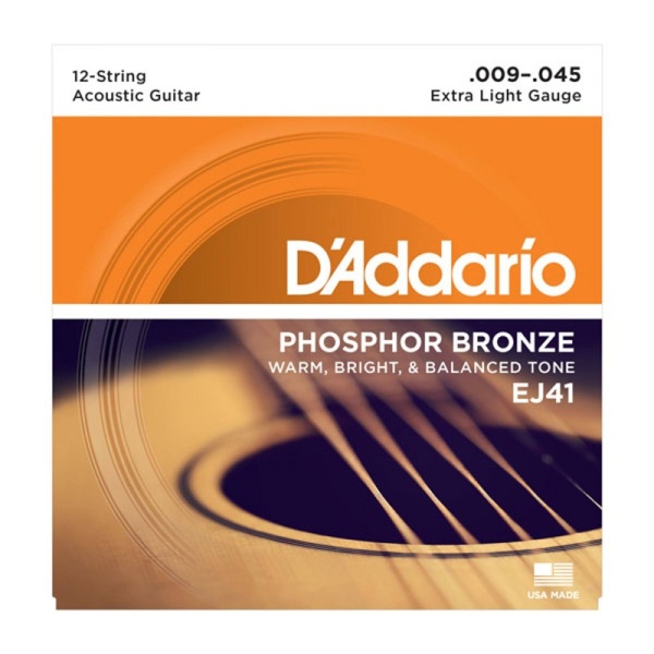 D'Addario EJ41 Saiten für 12-saitige Akustikgitarre