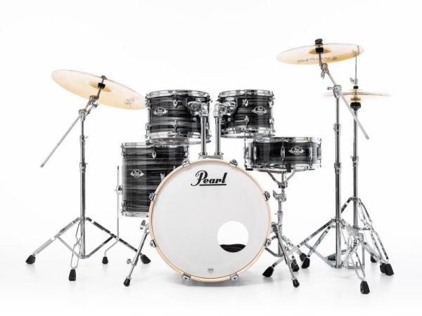 Pearl Export EXX 5-PCS Drum Set, 20"BD/10"+12"TT/14"FT