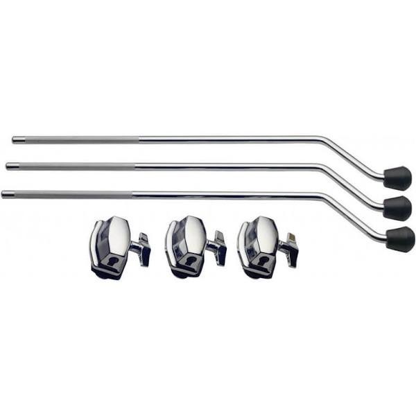 Stagg Floor Tomfüße mit Klammern Komplettset 3 Stück