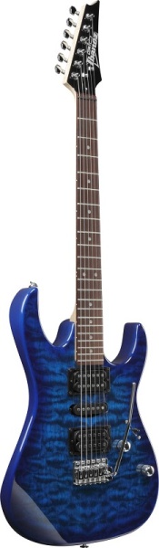 IBANEZ E-GITARRE GRX TRANSPARENT BLUE BURST