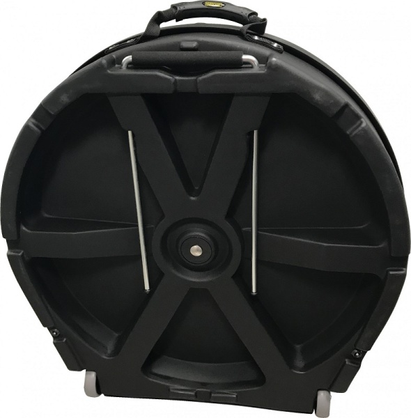 HARDCASE Cymbal Trolley-Case mit Rollen 24" - für 12 Becken