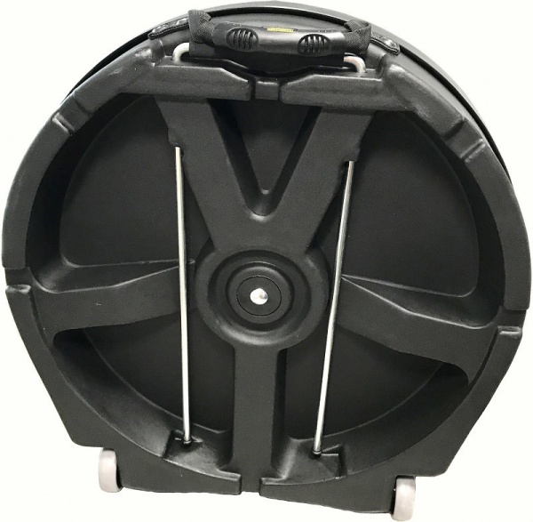 HARDCASE Cymbal Trolley-Case mit Rollen 22"