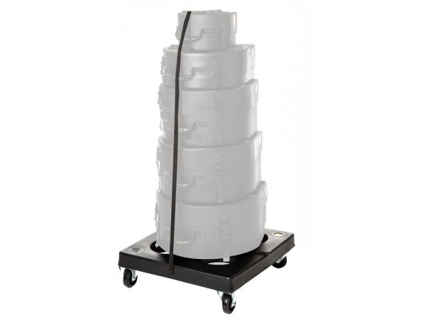 HARDCASE Transport Trolley inkl. Zurrbänder mit 4 Rollen - 8