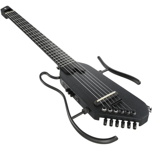 Donner HUSH-C Silent Konzertgitarren black