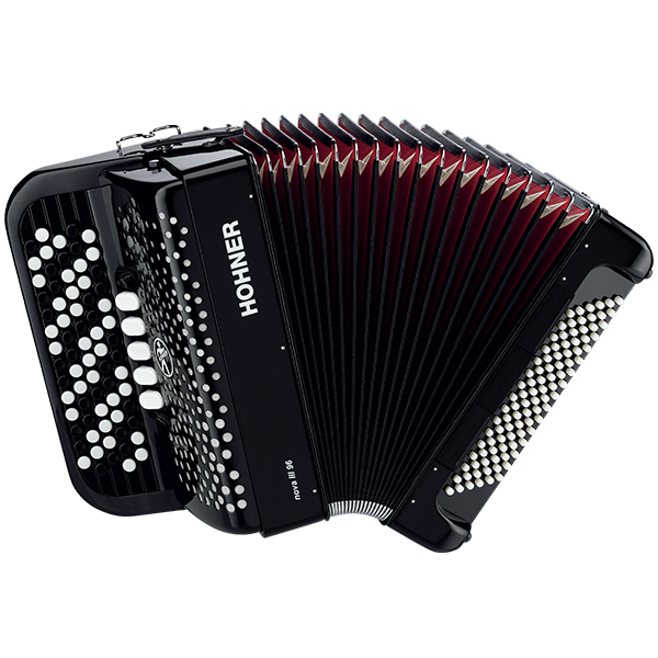 HOHNER Nova III 96 schwarz, C-Griff