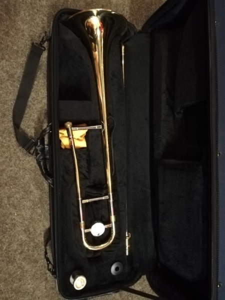A&S  Terra B-Posaune ASL-310 Messing Gebraucht