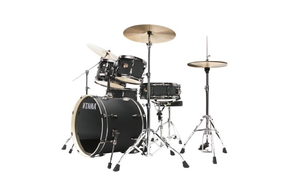 TAMA Imperialstar Drumset 20"  Blacked Out Black + HCS