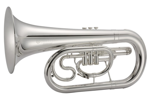 JUPITER Bb Marching Euphonium, Quantum Mark II, versilbert