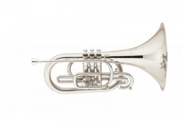 Jupiter Mellophon in F, versilbert