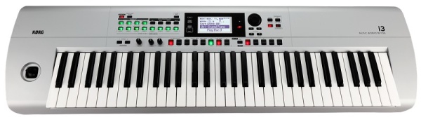 KORG Workstation, Arranger i3, 61 Tasten, silber