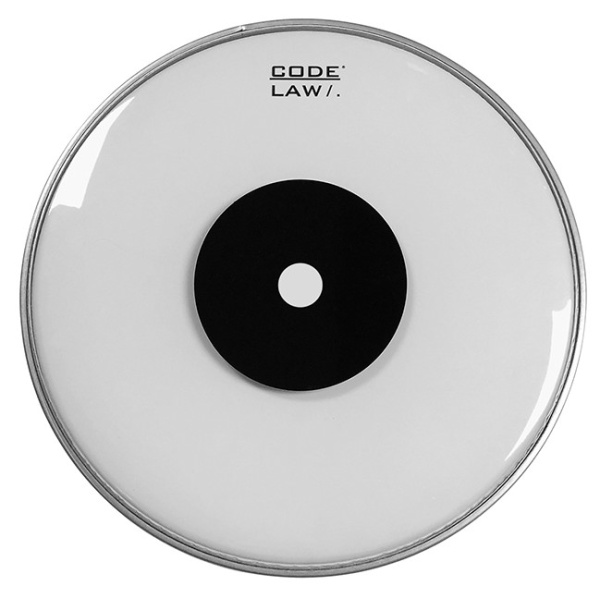 Code Drumhead Law transparent Black Dot