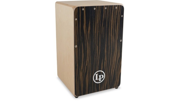 Latin Percussion Cajon Macasar Ebony