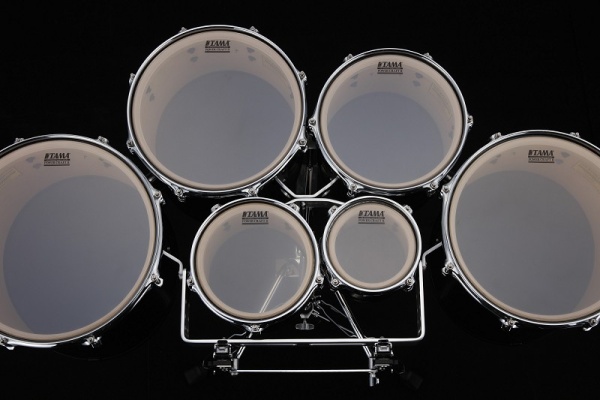 TAMA Fieldstar Rudiment Marching Tenor Drum großes Sextett