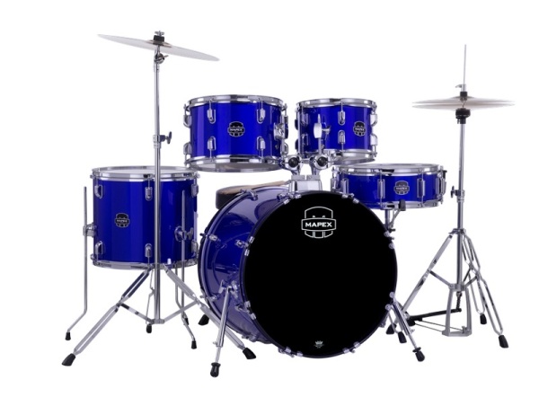 MAPEX Comet, Fusion-Set Indigo Blue  inkl. Becken