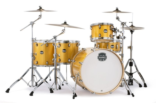  MAPEX Shellset Mars Birch, Rock+, Sunflower Sparkle
