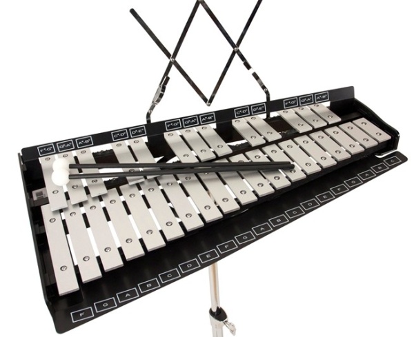 MAPEX Glockenspiel, inkl. Ständer, Schlägel, Sticks, 8" Prac