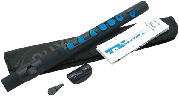 NUVO TooT 2.0, schwarz-blau, mit Klappen