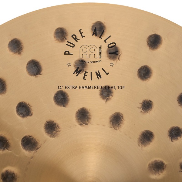 MEINL Cymbals Pure Alloy Extra Hammered Hihat 14"