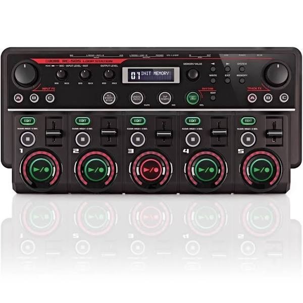 Boss Desktop-Loopstation zur Steuerung per Hand
