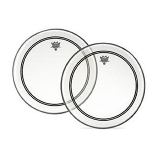 Remo Powerstroke 3 22", Bass Drum, transparent