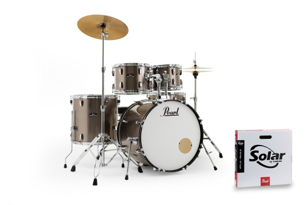 Pearl Roadshow Drumset Bronze Metallic 22/10/12/16