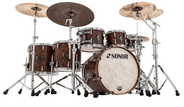 Sonor Momentum Maple Drums "California Burl"