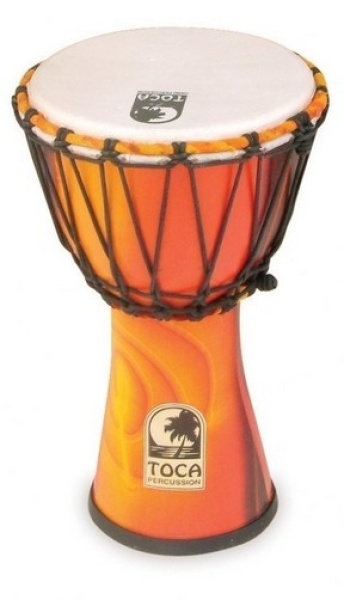 Toca Freestyle 9" Rope Tuned Djembe Bali Red SFDJ-9RP