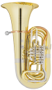 CERVENY Bb Tuba, Bohemia, Messing, lackiert, 4 Ventile
