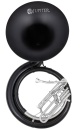 JUPITER BBb Sousaphone, Fiberglas schwarz, versilbert